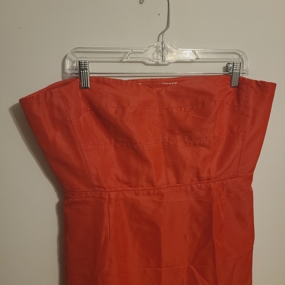 J. Crew | Women's Classic Red Rory Strapless Cocktail Dress (Size 16) - Picture 3 of 13